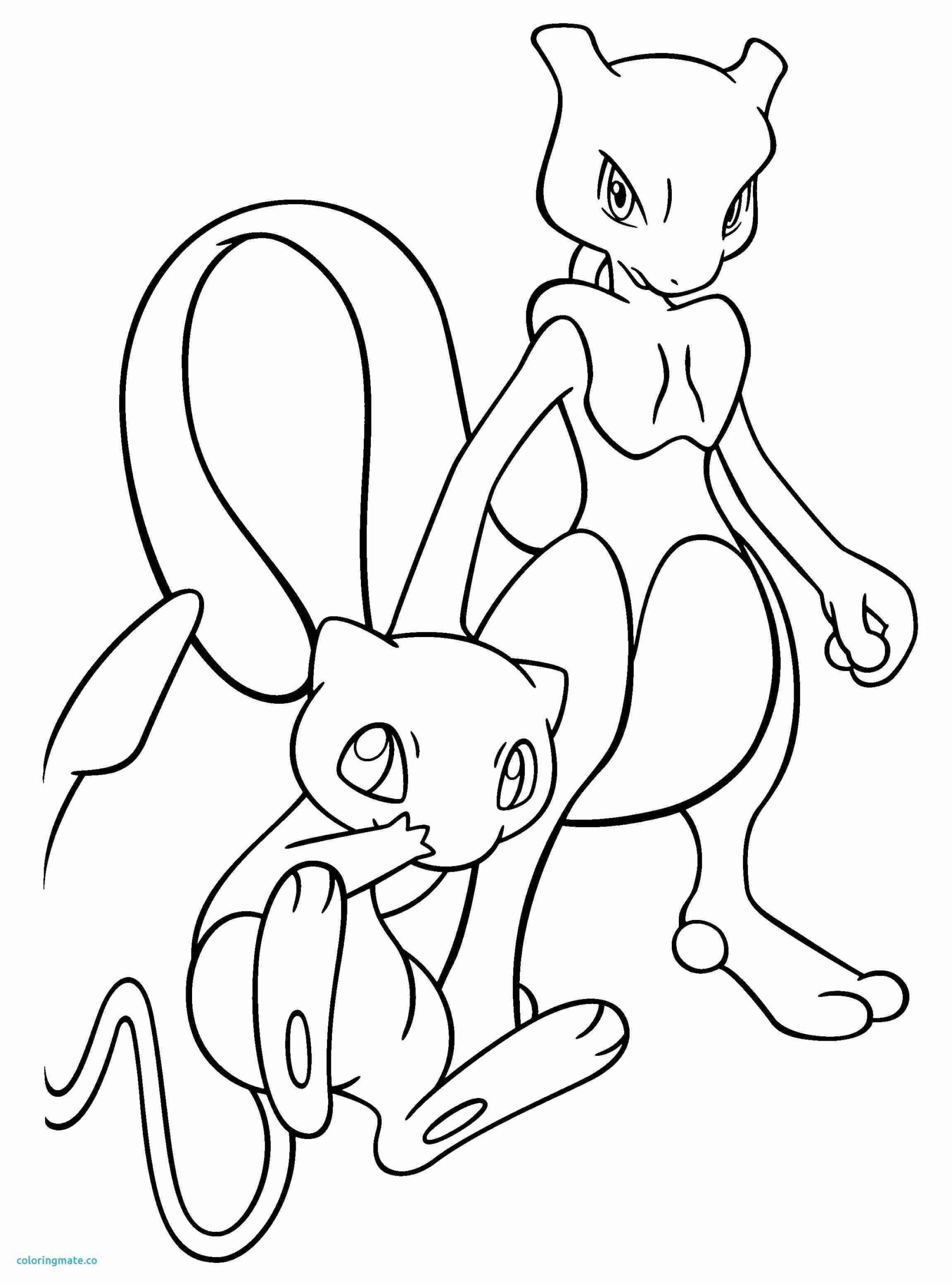 Mewtwo bilde fargeleggingsside