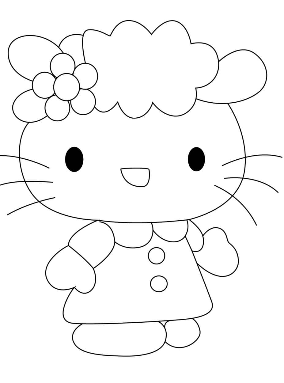Normal Hello Kitty fargelegging