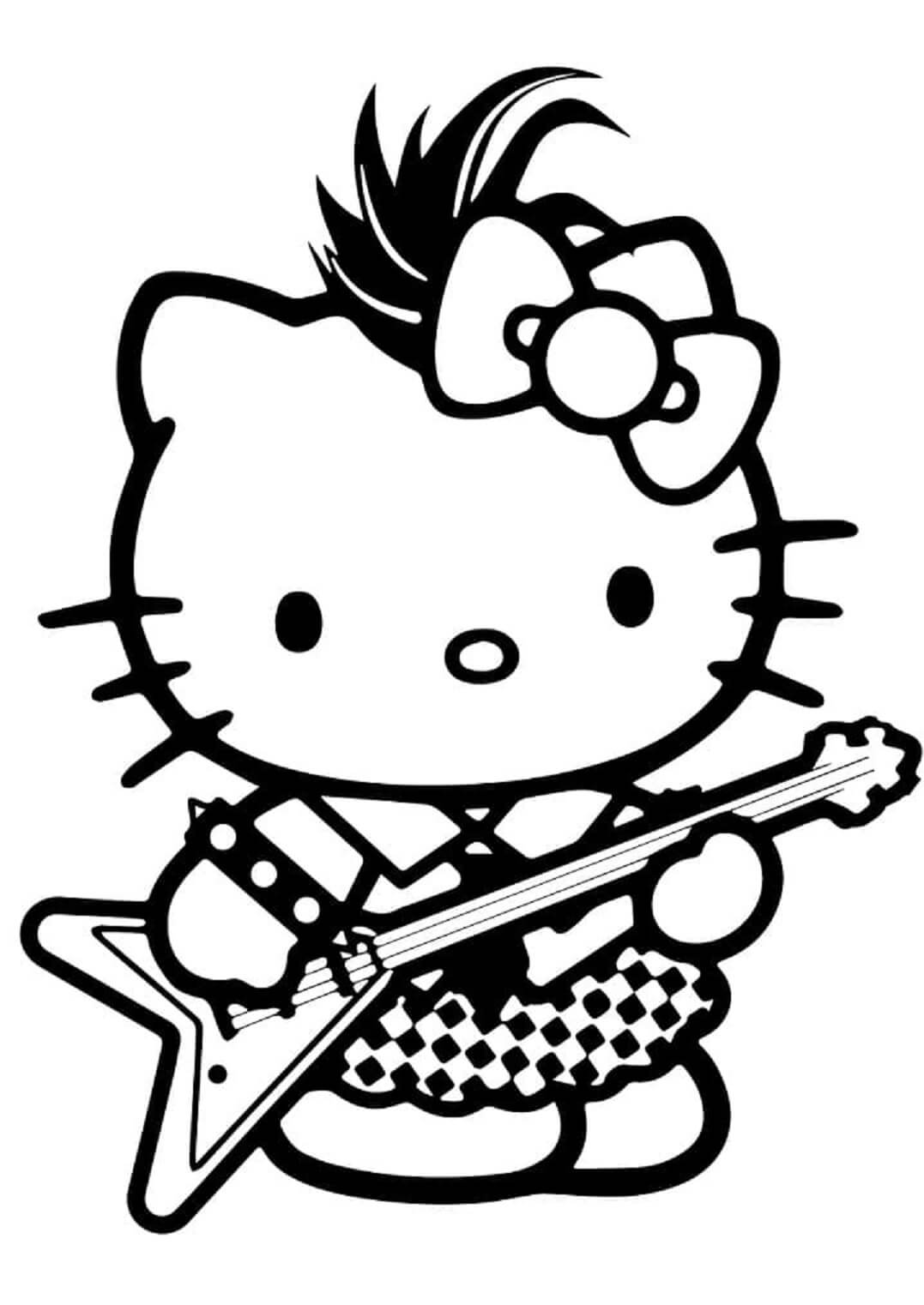 Rockstar Hello Kitty fargelegging