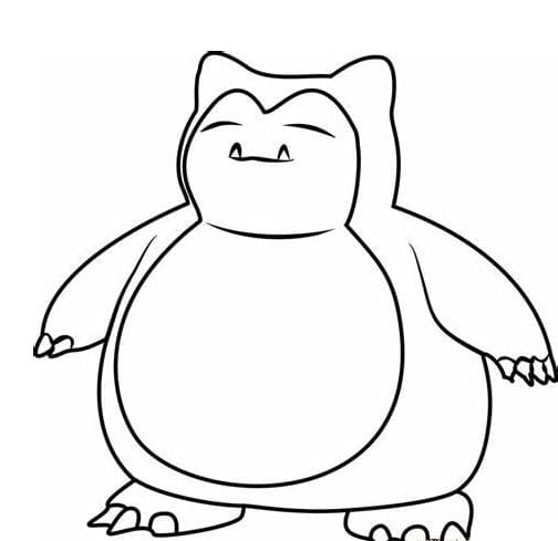 Snorlax stativ fargelegging