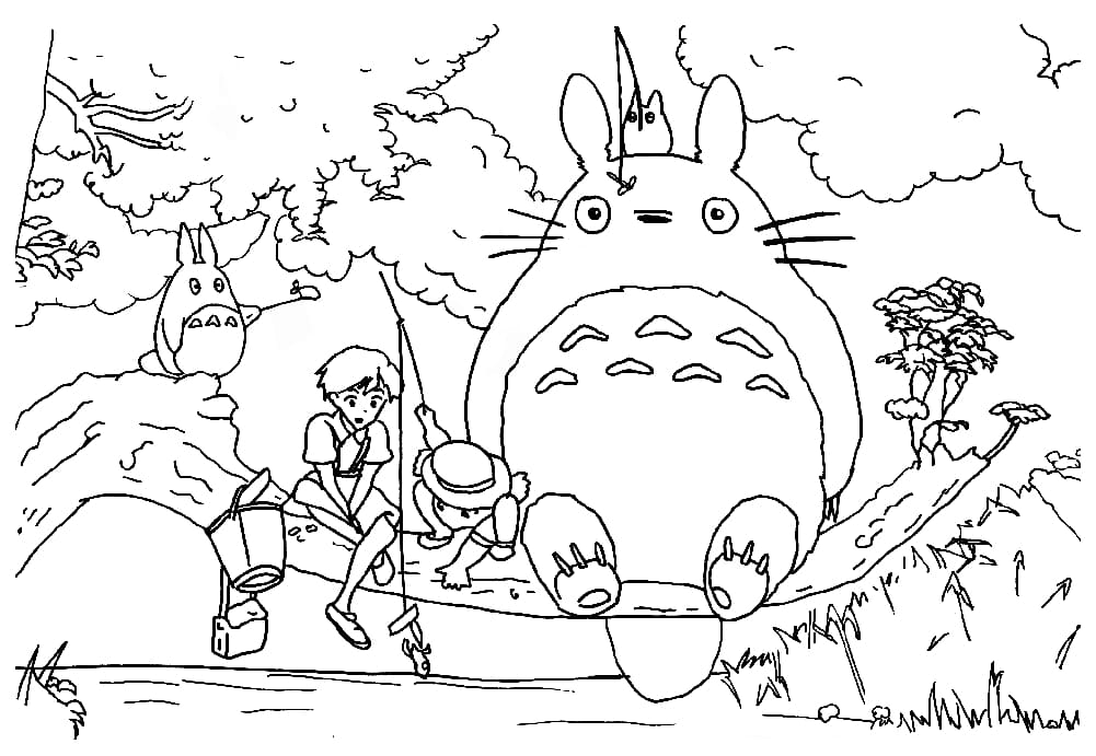 Totoro fargelegging