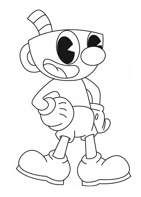 Glad Cuphead fargelegging