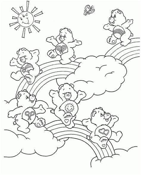 Gratis Care Bears fargelegging