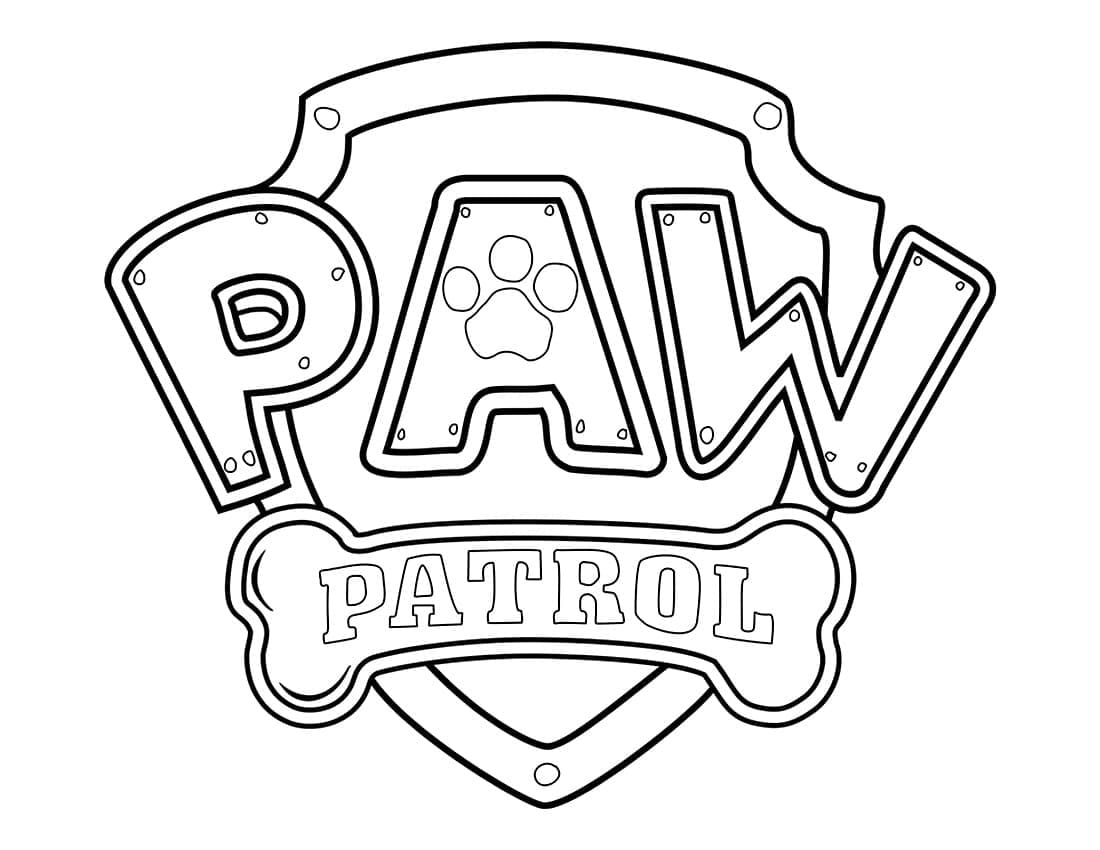Logo Paw Patrol fargelegging