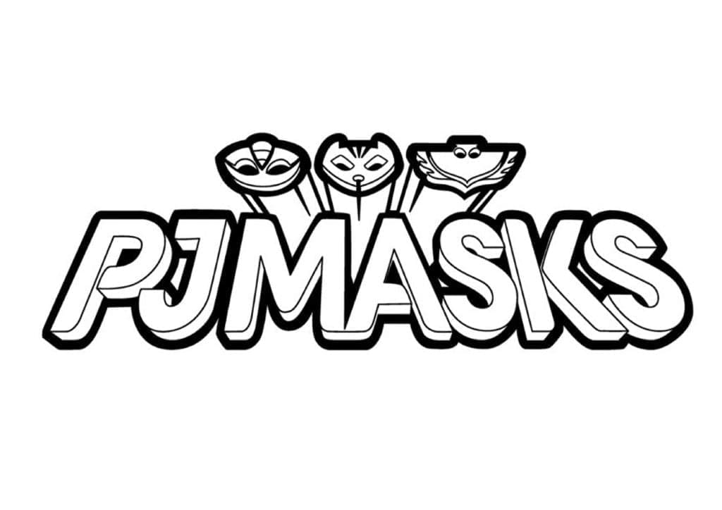 Logo PJ-Masker fargelegging