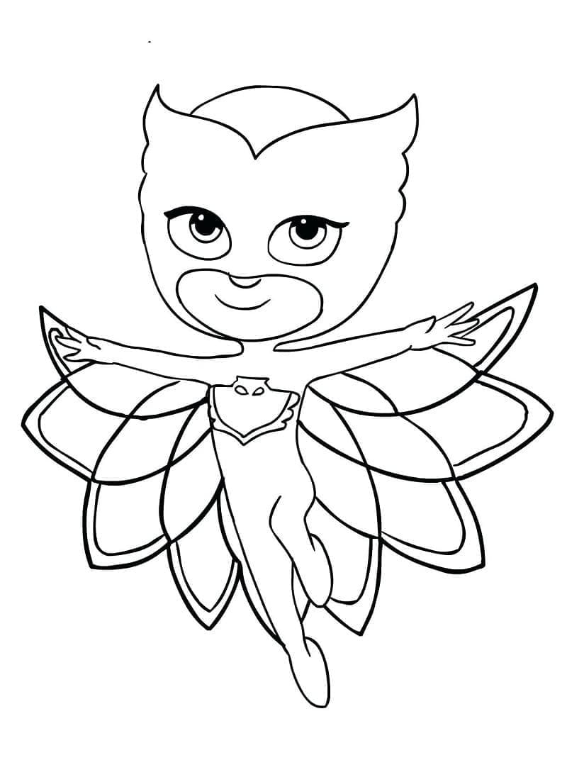 Owlette Som Flyr fargeleggingsside