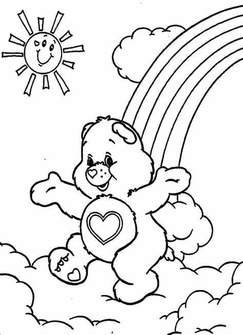 Skrive ut Care Bears Bilde fargelegging