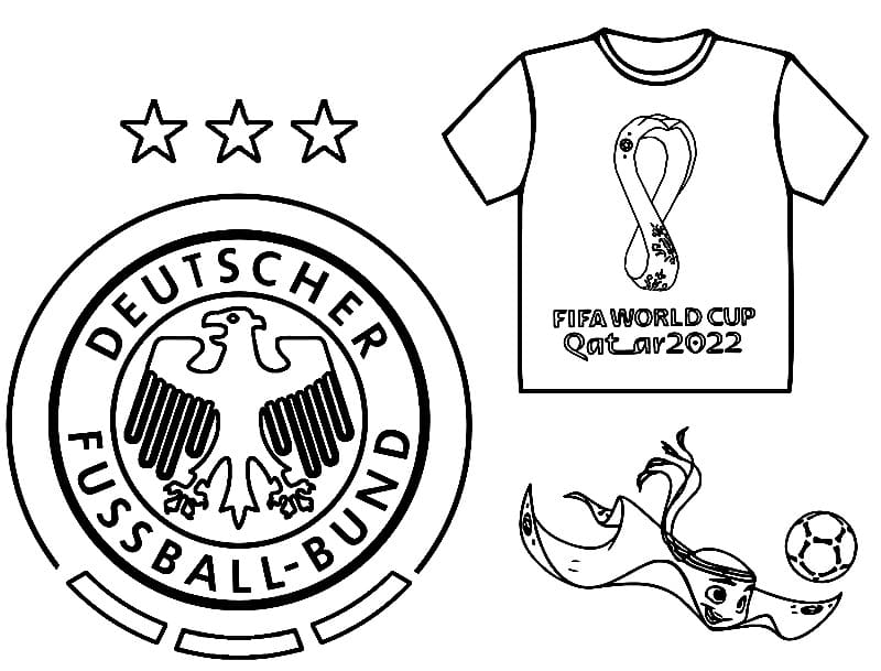 Tysklands VM 2022 fargelegging