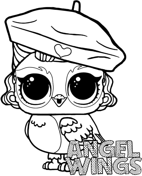 Angel Wings LOL Surprise Pets fargelegging