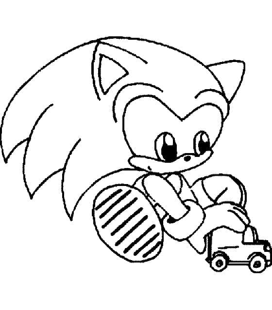 Baby Sonic fargelegging
