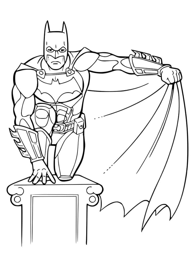 Batman Gratis Design Fargeleggingsside - Last ned, skriv ut eller fargelegg  online gratis