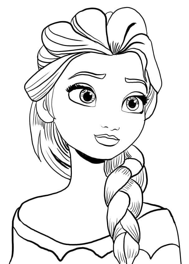 Fine Elsa fargelegging