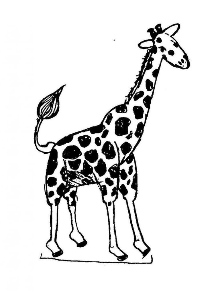 Flott Giraff fargelegging