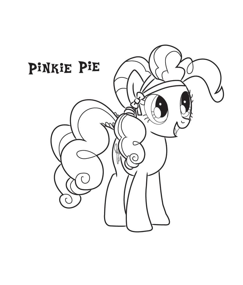 God Pinkie Pie fargelegging