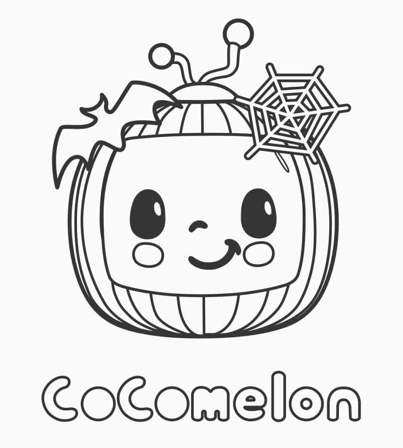 Halloween Cocomelon fargelegging