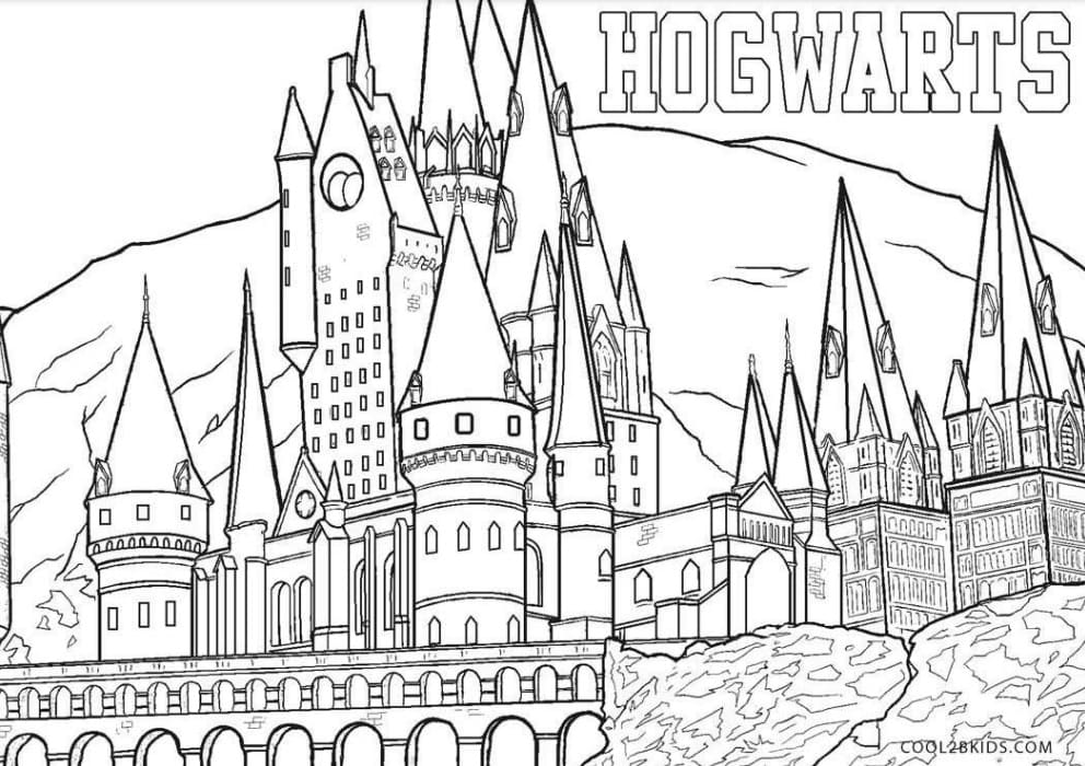 Hogwarts Skole fargelegging