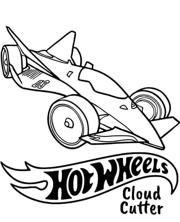 Hot Wheels Cloud Cuter fargelegging