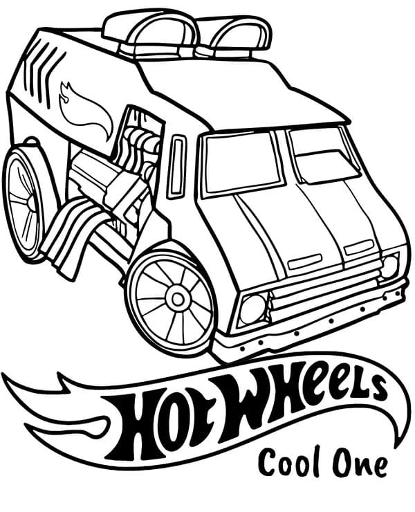 Hot Wheels Cool One fargeleggingsside