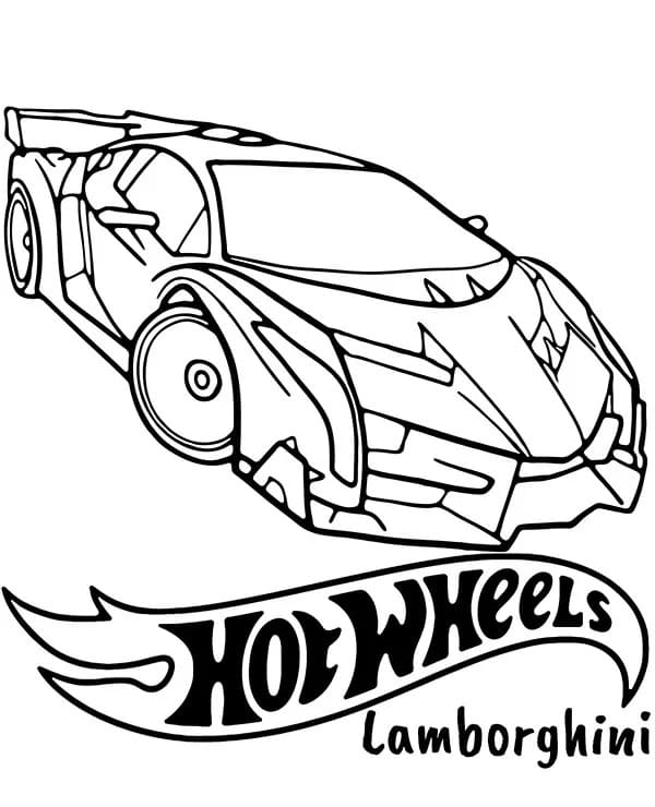 Hot Wheels Lamborghini fargelegging