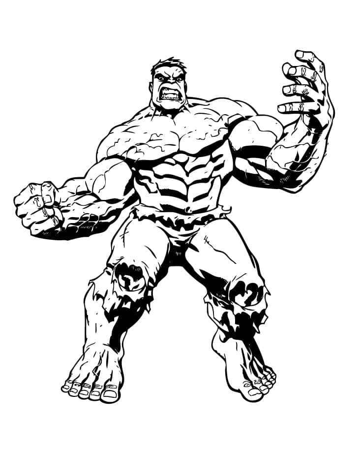 Hulk 14 fargelegging