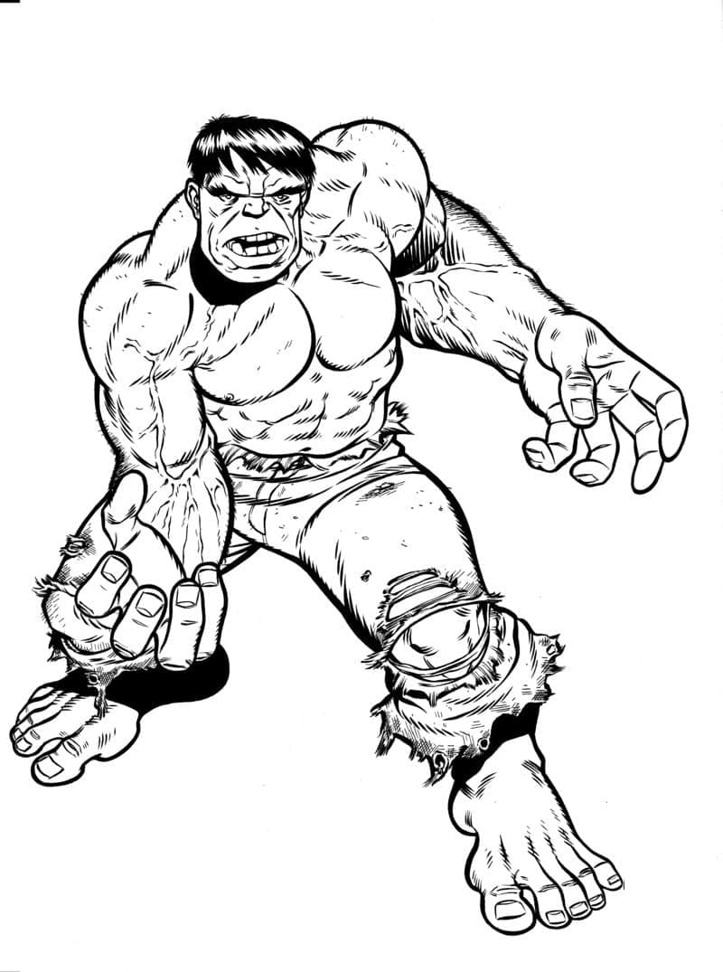 Hulk Gratis fargelegging