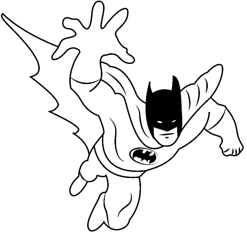Kjempebra Batman fargelegging