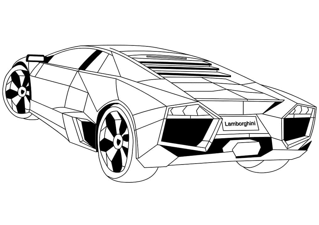 Kjempebra Lamborghini fargeleggingsside