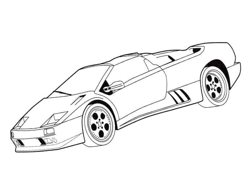 Kul Lamborghini fargeleggingsside