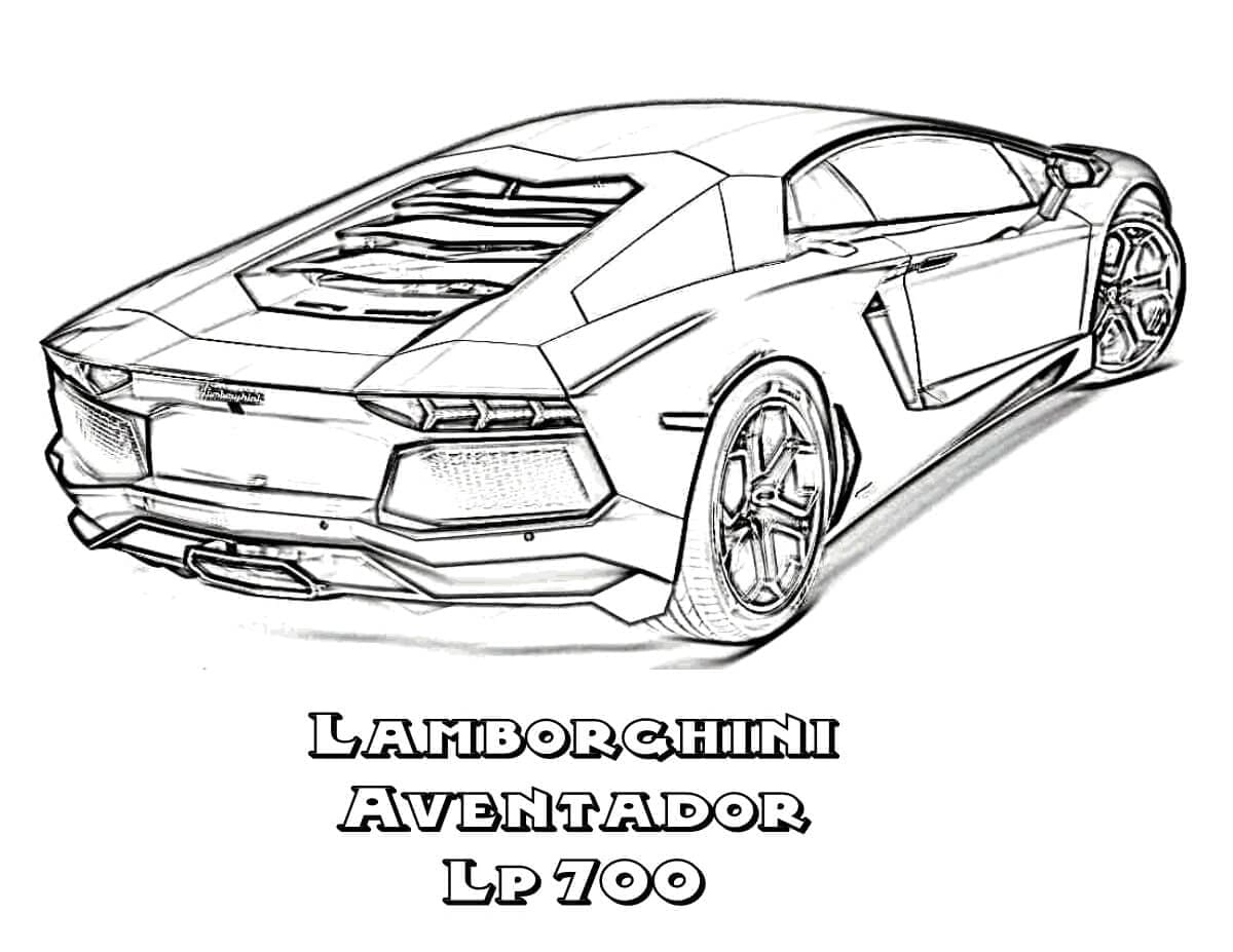 Lamborghini Aventador LP700 fargeleggingsside
