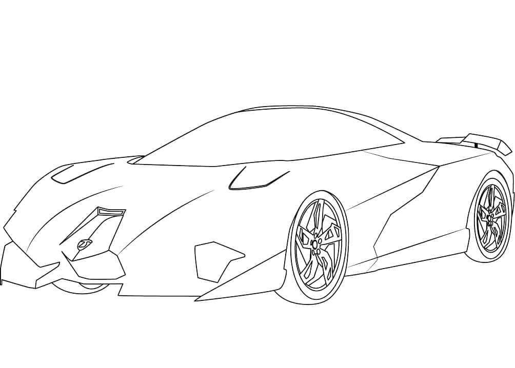 Lamborghini Egoista fargelegging