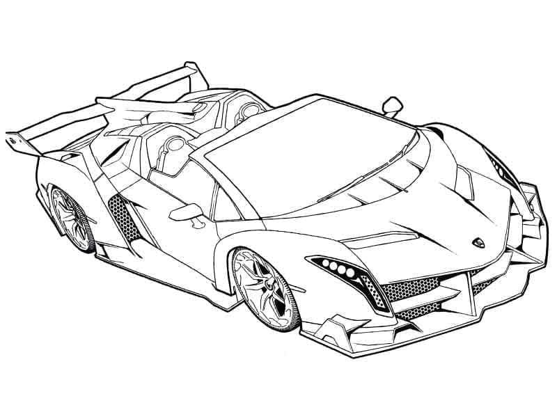 Lamborghini Gratis Grafikk fargeleggingsside
