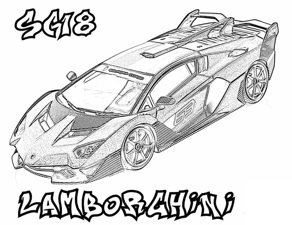 Lamborghini SC18 fargeleggingsside