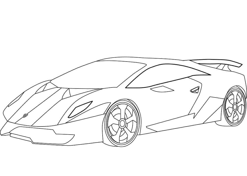 Lamborghini Sesto Elemento fargelegging
