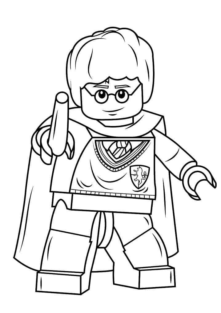 Lego Harry Potter-Kamp fargeleggingsside