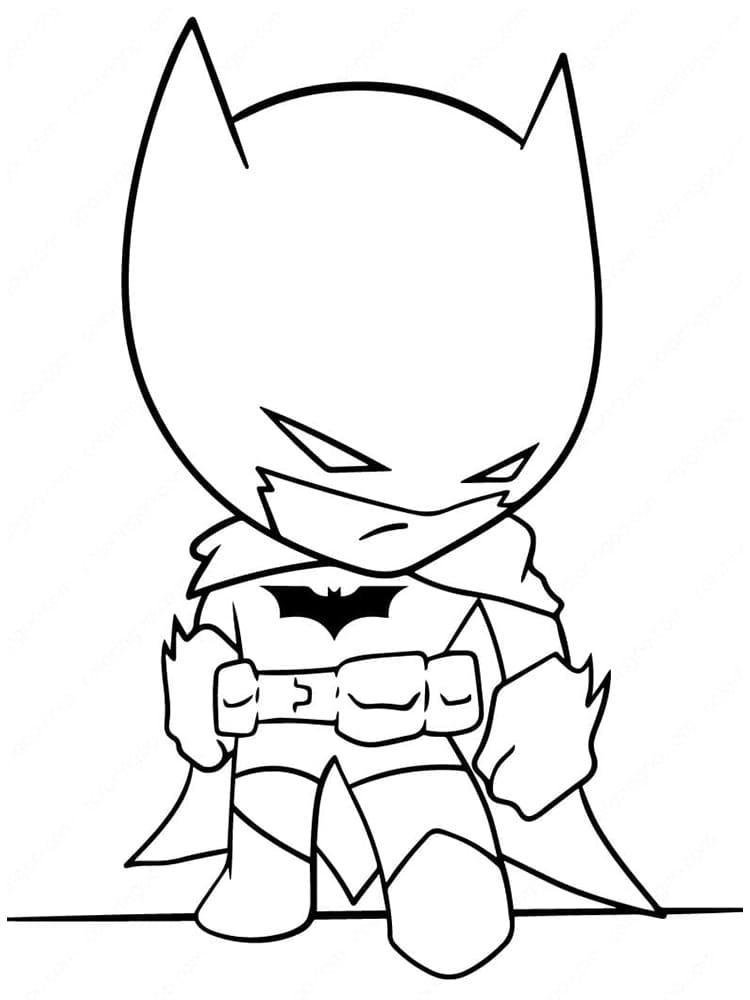 Lille Batman Fargeleggingsside - Last ned, skriv ut eller fargelegg online  gratis