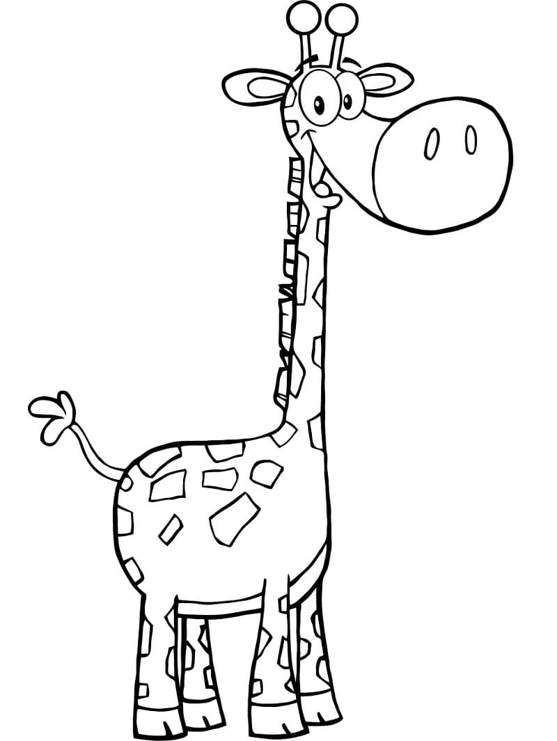 Morsom Giraff fargelegging