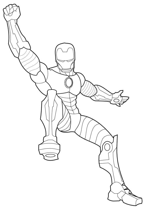 Normal Iron Man fargelegging