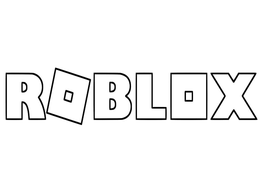 Roblox Logo fargelegging