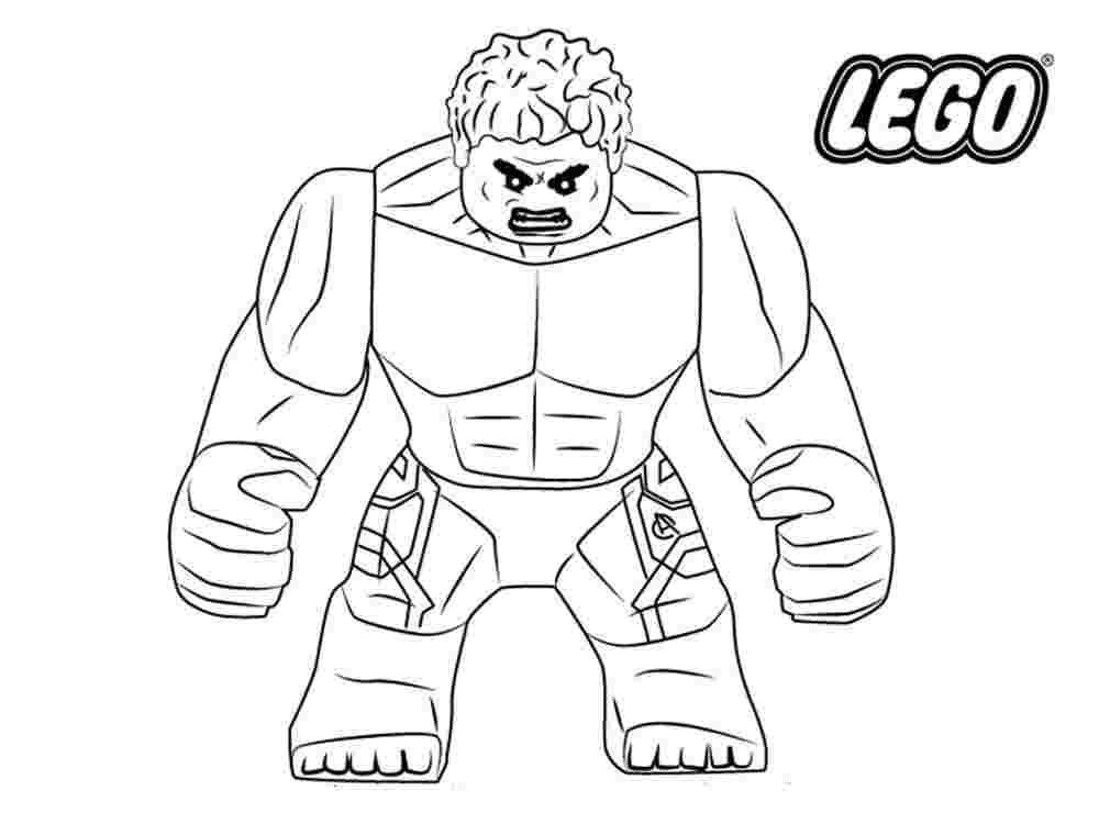 Sint Lego Hulk fargeleggingsside