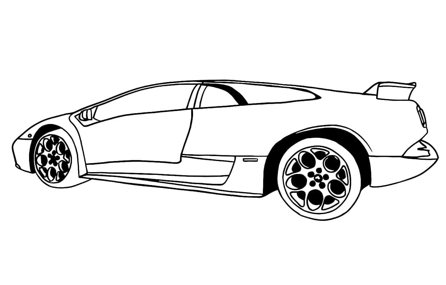 Utskrivbar Lamborghini fargelegging