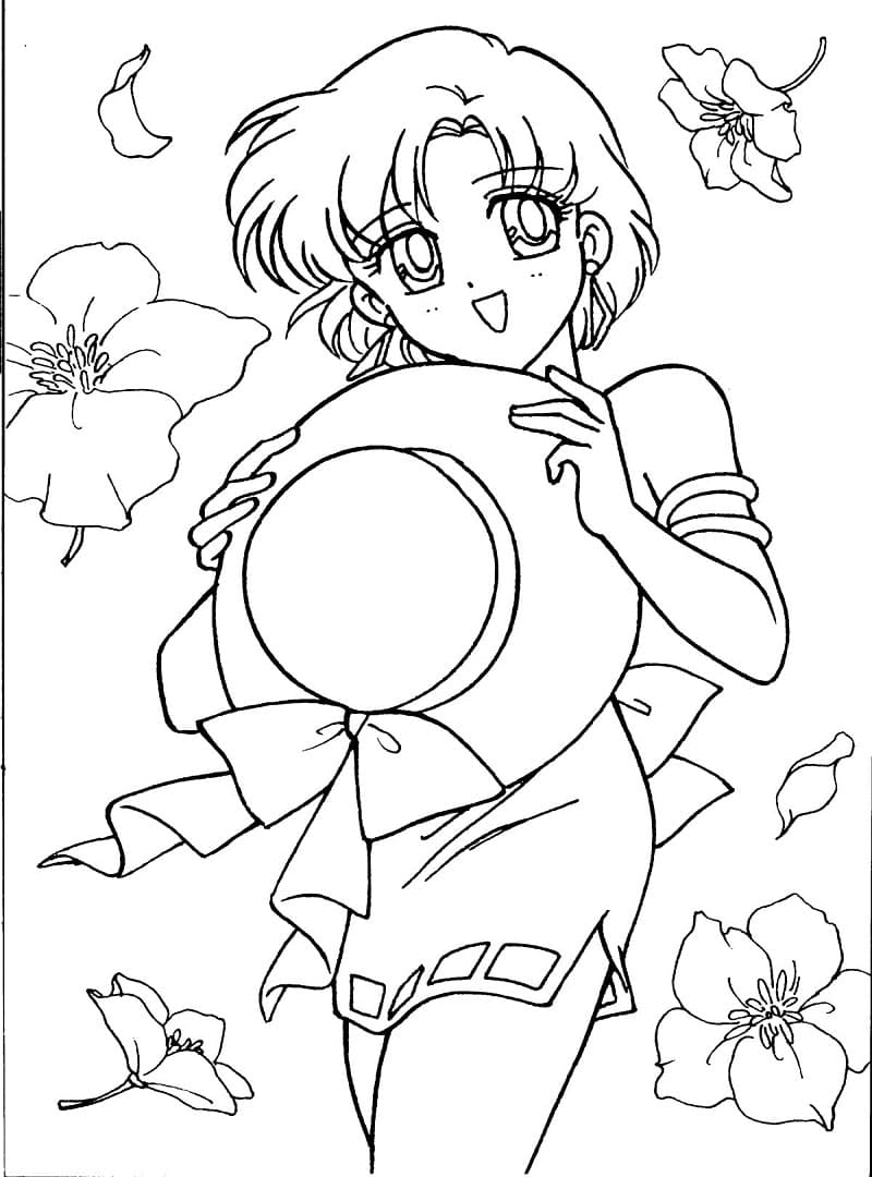 Ami Mizuno fra Sailor Moon fargeleggingsside