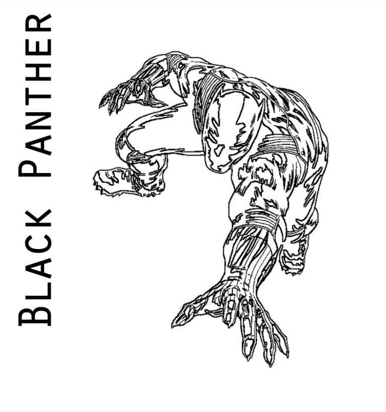Black Panther For Barn fargeleggingsside