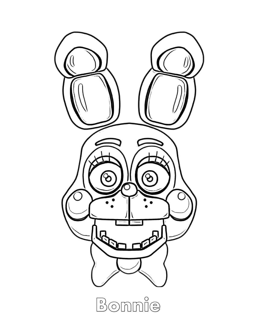 Bonnie fra Five Nights at Freddy's fargelegging