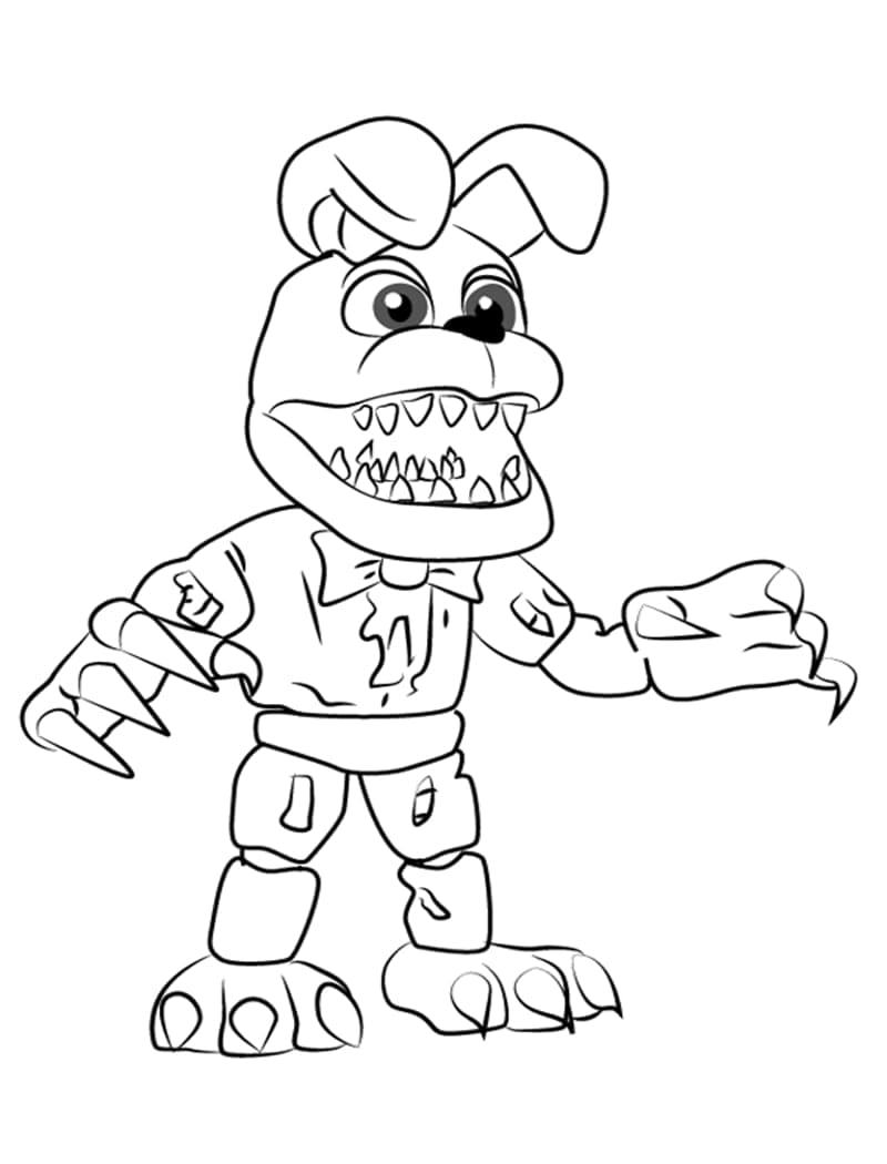 Bonnie i Five Nights at Freddy's fargelegging