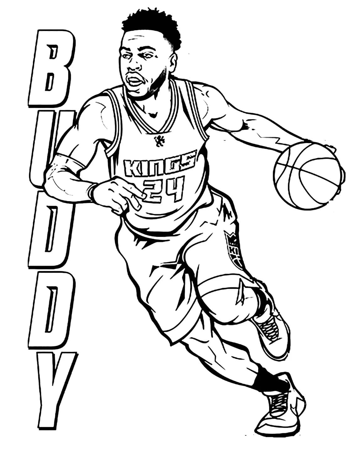 Buddy Spiller Basketball fargelegging