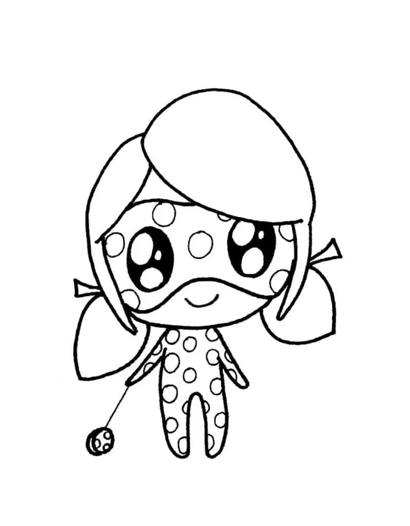 Chibi Marinette fargeleggingsside