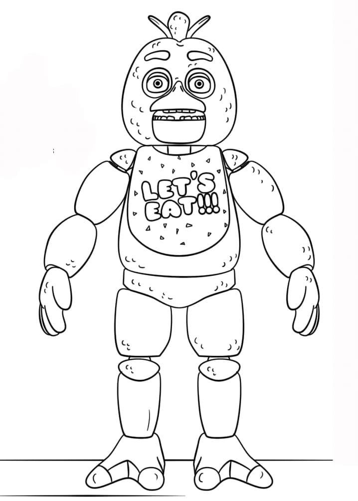 Chica Five Nights at Freddy's fargelegging