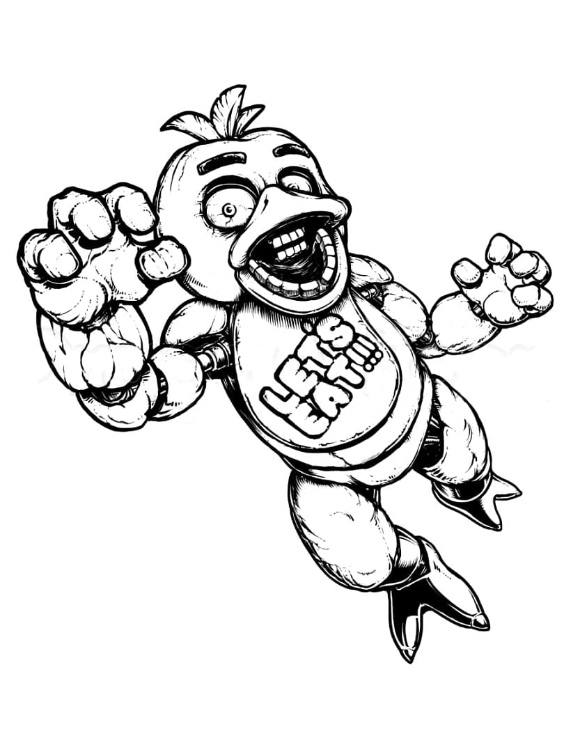 Chica fra Five Nights at Freddy's fargelegging