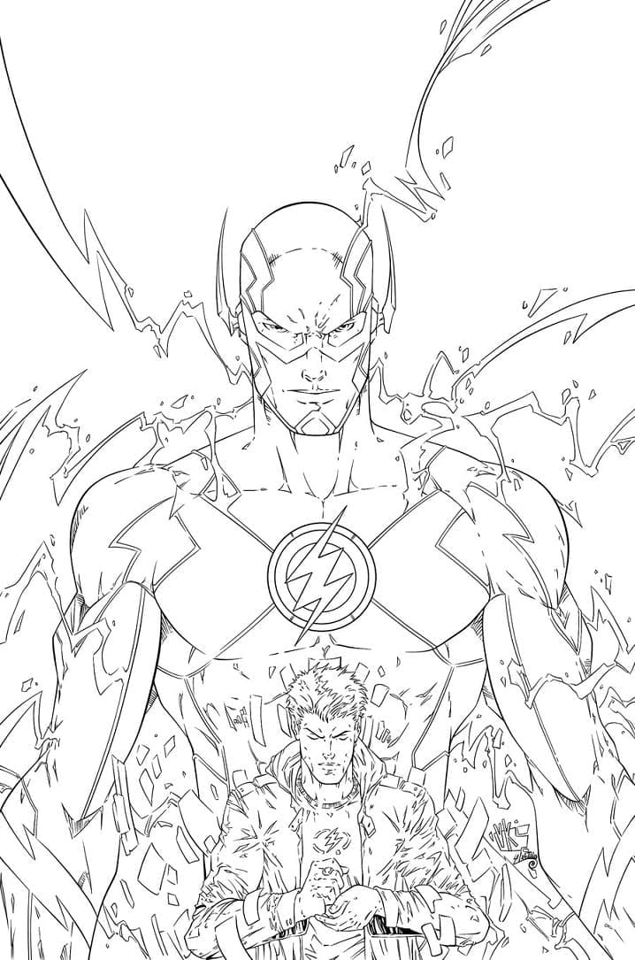Flash i Justice League fargelegging