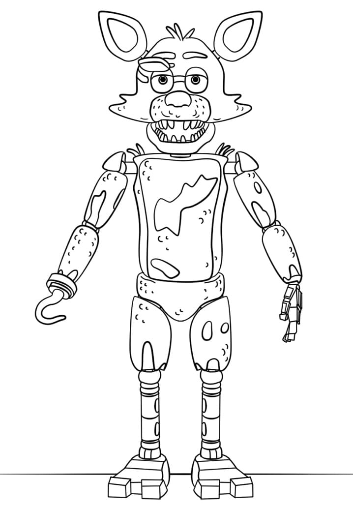 Foxy fra Five Nights at Freddy's fargelegging